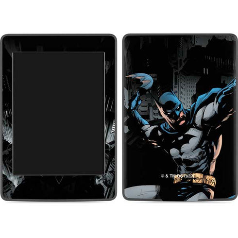 DC Comics Batman Throwing Batarang Jim Lee Art Amazon Kindle Skin